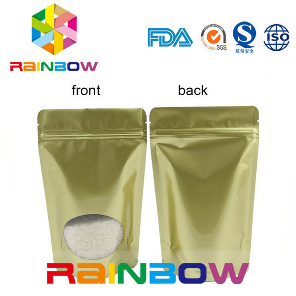 Resealable 포일 주머니 포장 열 바다 포일 광택 검정 Mylar Zip 자물쇠 부대