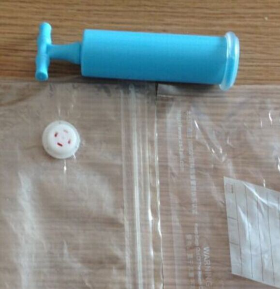 식품 등급 NY PE 맑은 진공 밀폐 공기 펌프와 함께 식품 포장 가방