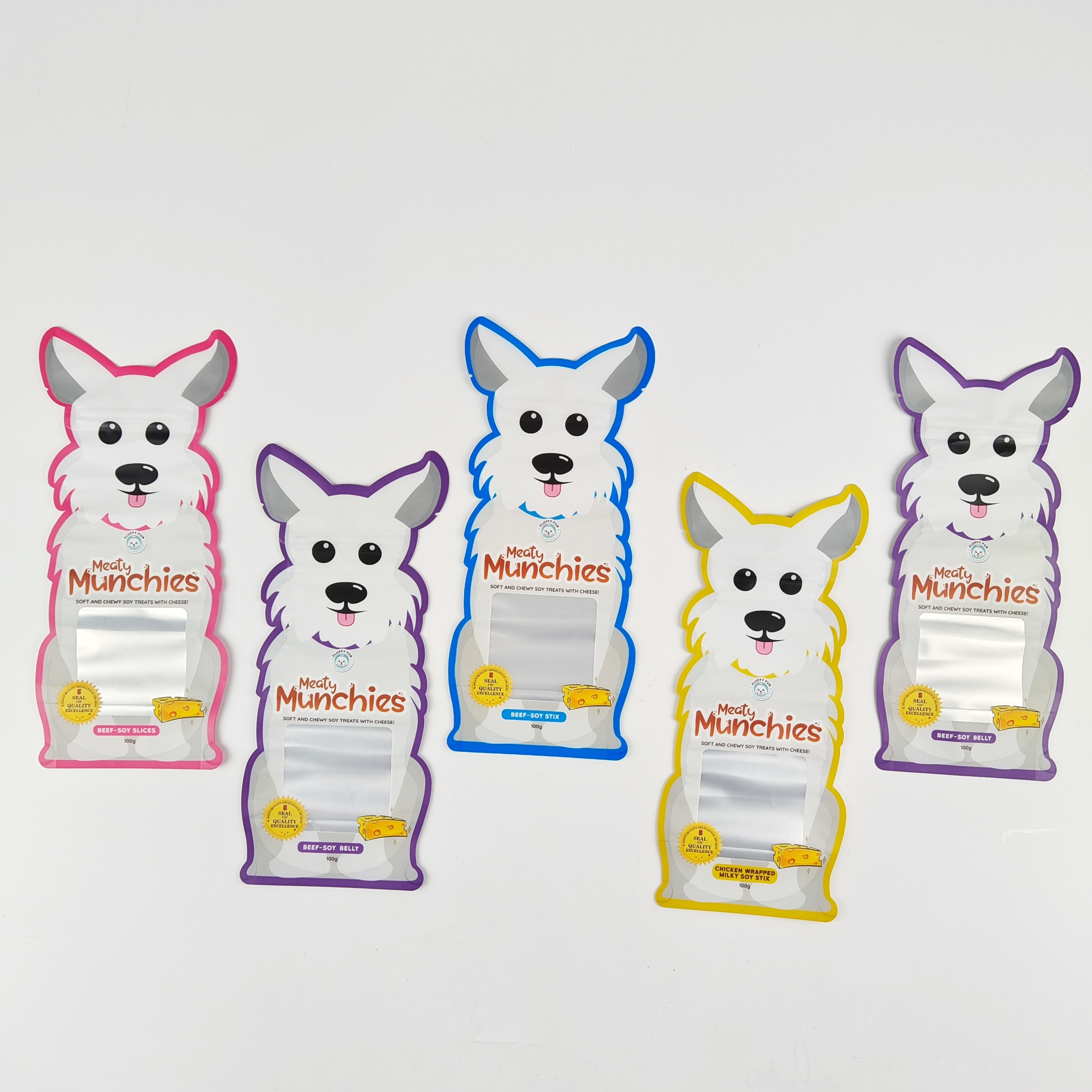 어린이에게 안전한 지플록식 마일라 입지 업 가방 3.5g 특별한 다이 컷 50 - 200개 마이크론 두께