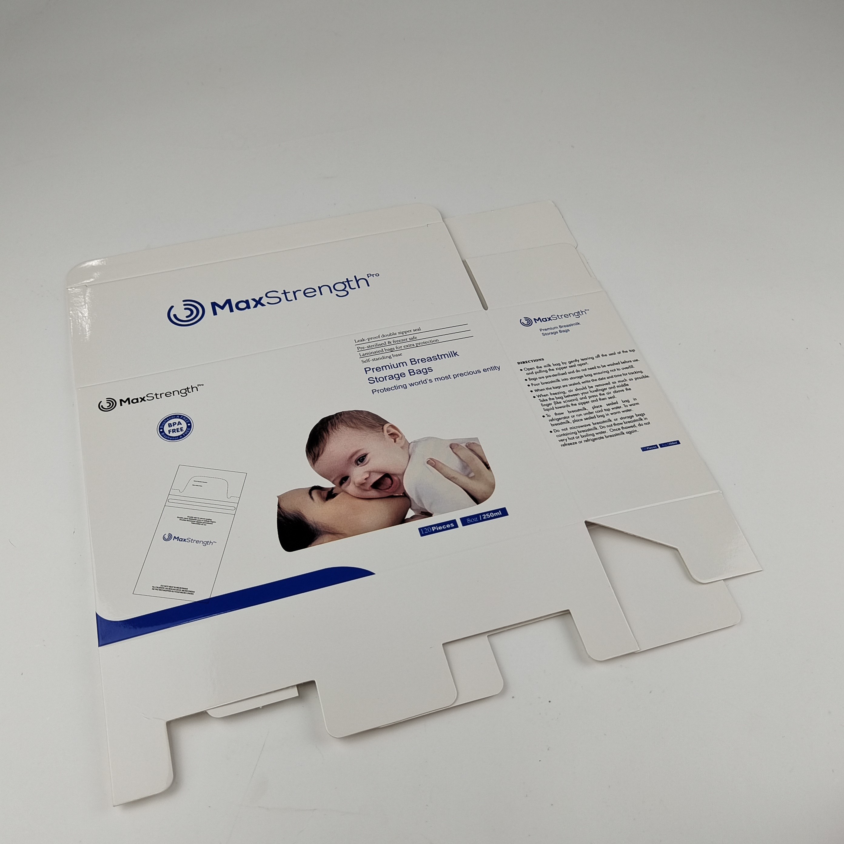 400g 판지 스토리지 박스는 박스를 패키징하는 직사각형 우유를 특화했습니다