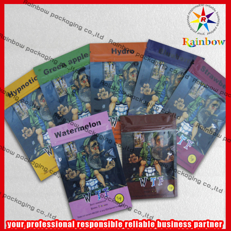 생생한 인쇄 초본 향 주머니, 알루미늄 호일 부대