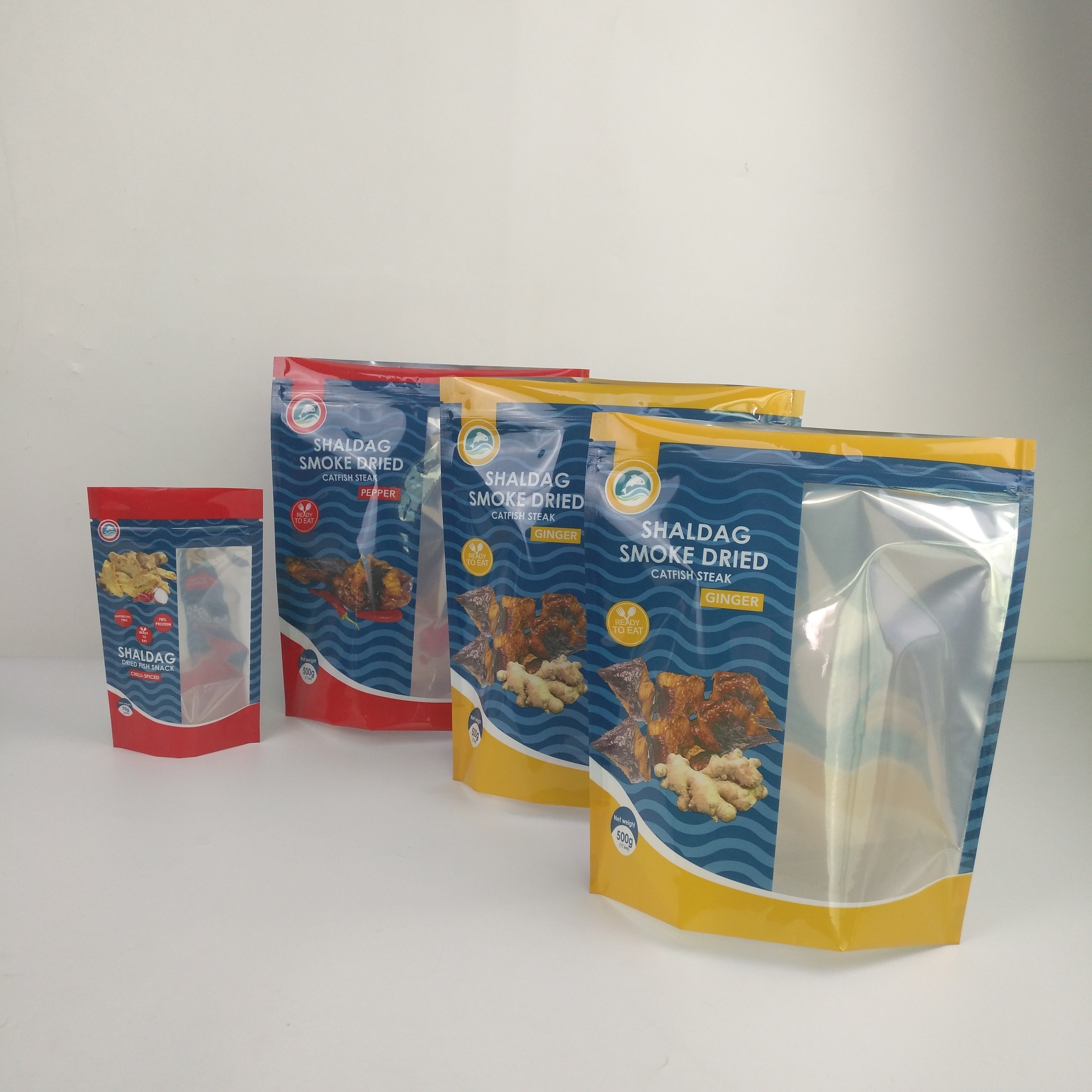 스낵에 대해 포일 지플록식 마일라 식품용 저장백 방습 냄새 증명을 견디세요