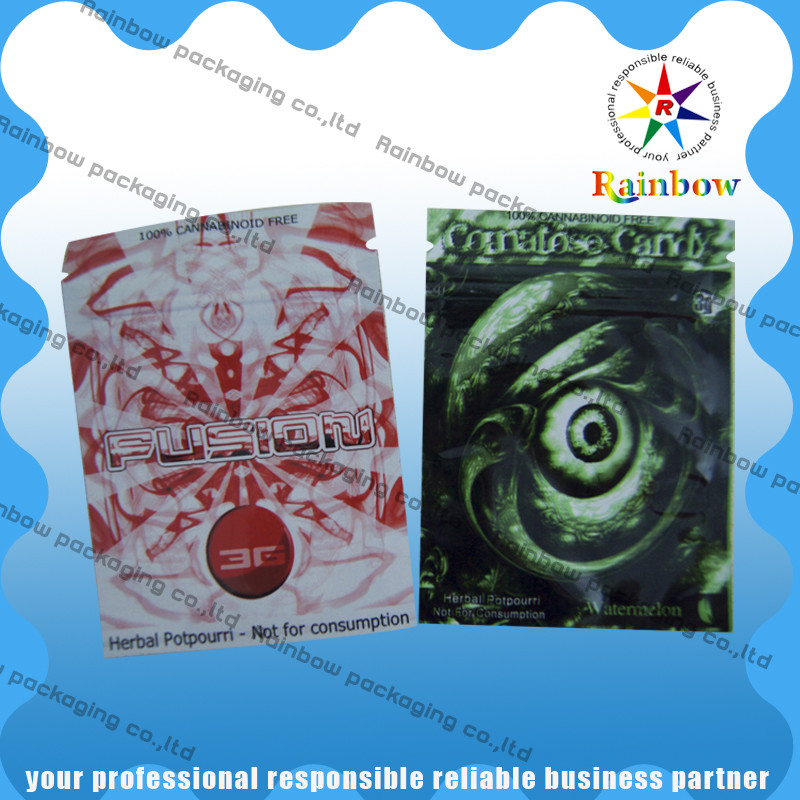 밀봉되는 3 측과 포장하는 알루미늄 호일 플라스틱 주머니