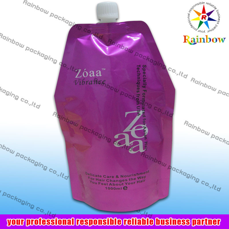 옆 삼각천 주둥이 주머니 포장