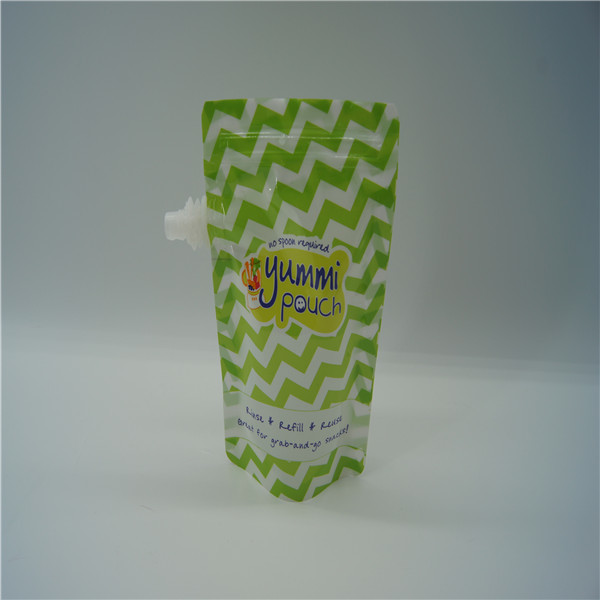 찬성되는 FDA를 포장하는 5oz 재사용할 수 있는 유아식 플라스틱 주머니