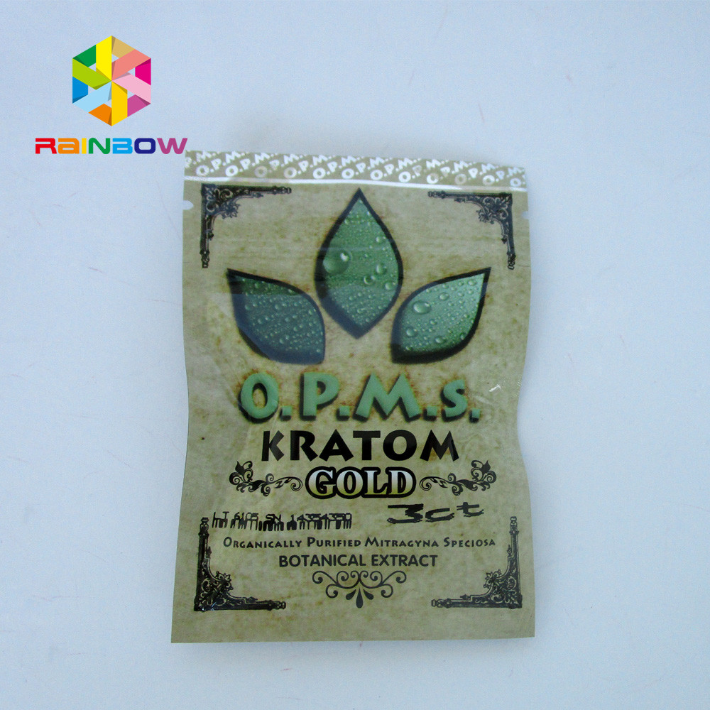 Kratom Zip 자물쇠로 포장하는 초본 향 부대, 초본 향 부대