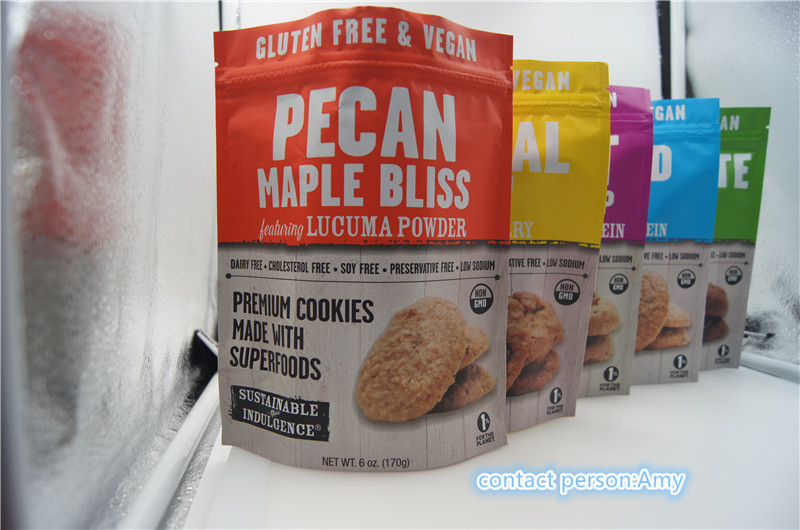 2017의 새로운 디자인 지퍼를 가진 bag/10oz 치즈 주머니를 포장하는 선전용 초콜렛 건빵