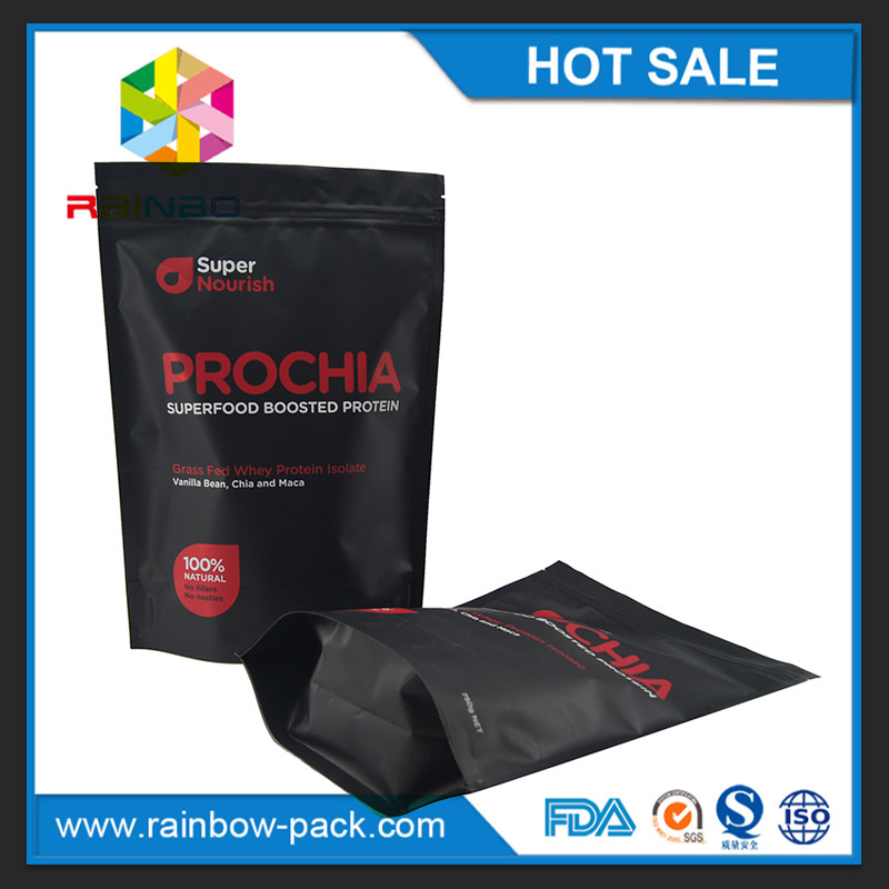 침투성 주문 포일 습기는 광택이 없는 완성되는 과자 부대를 위로 서 있습니다