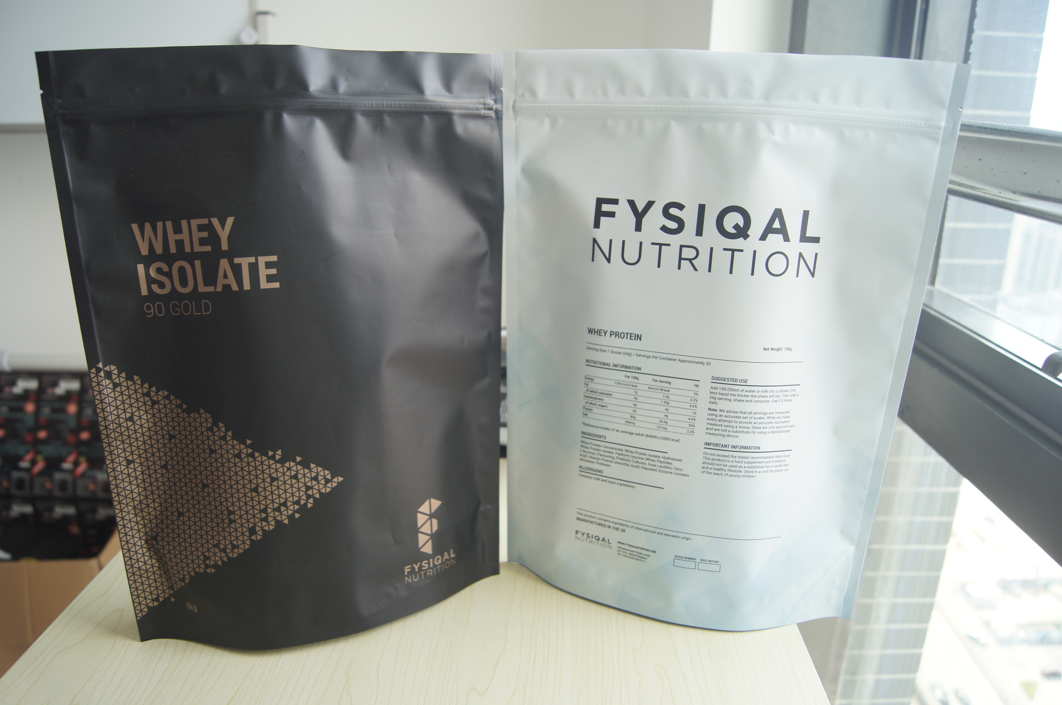 480g를 위한 알루미늄 호일 유장 단백질 분말 부대를 위로 서 있으십시오