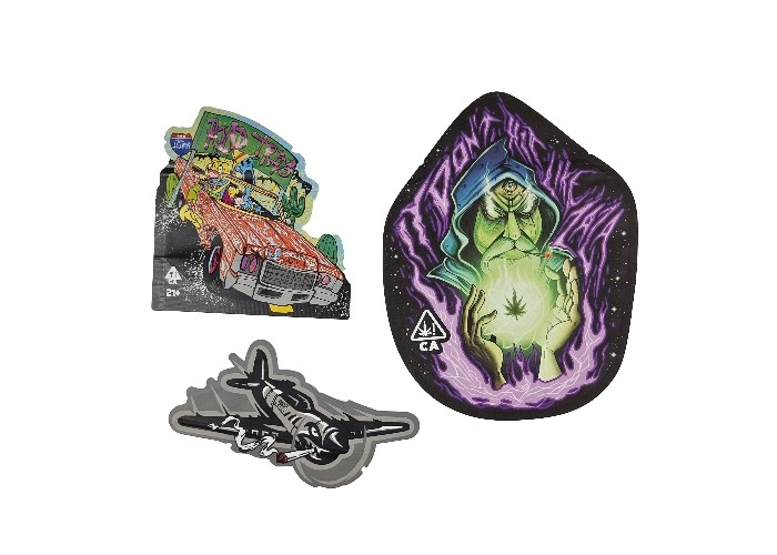 특별한 어수룩한 사람 플라스틱 3.5g 마일라 지프 잠금 장치 봉지는 디지털 프린팅을 형성했습니다