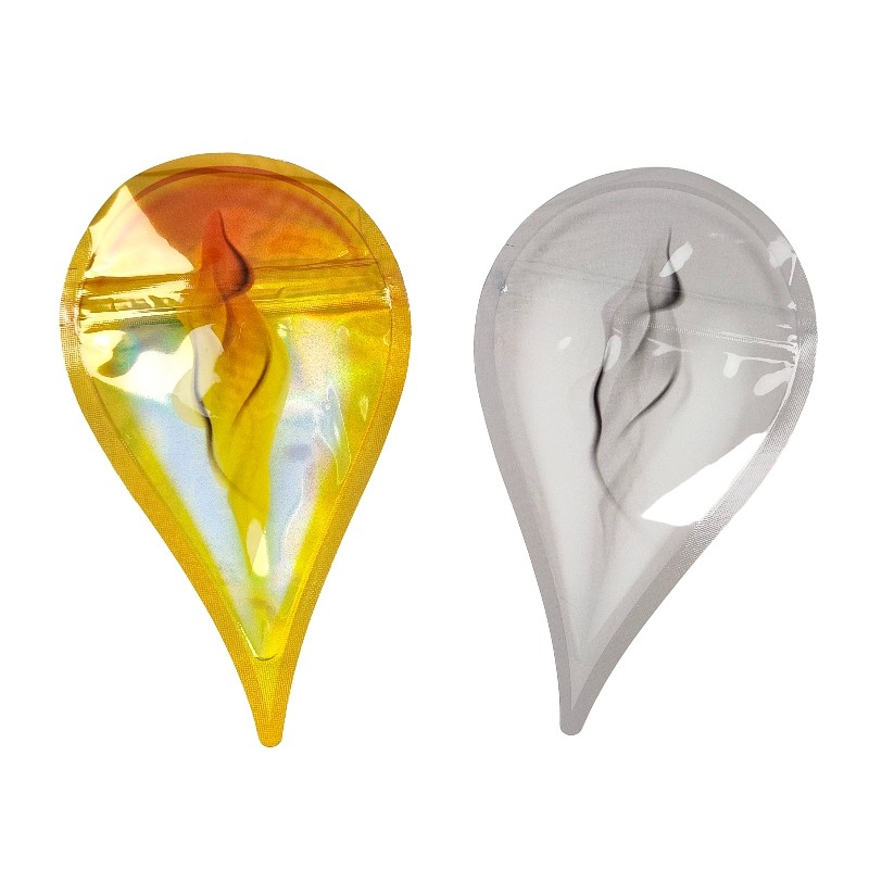 냄새 증명 지플록식 마일라 가방 3.5g 광택이 나는 특별한 다이는 식품 포장을 위해 형성하여지는 것으로 잘렸습니다