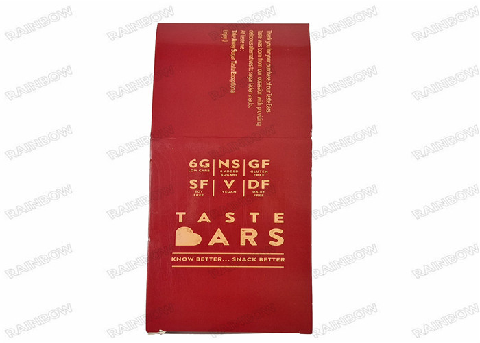 광택이 없는 시니용 공을 출력하는 종이 디스플레이 박스 양측 사이드를 패키징하는 식품