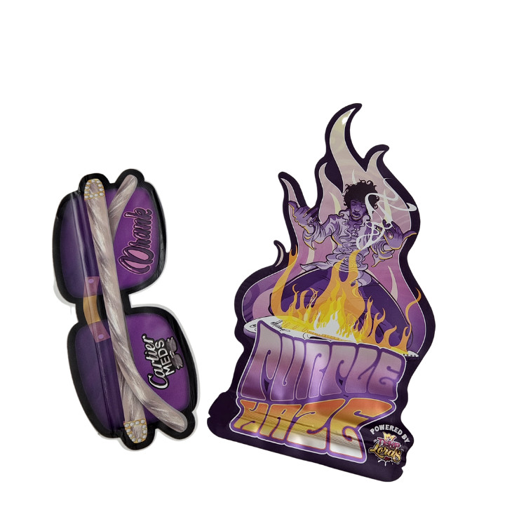 커스텀 모양 지퍼 디지털 프린팅 가방 3.5g 7g 14g 쿠키 알루미늄 필름 Mylar 가방