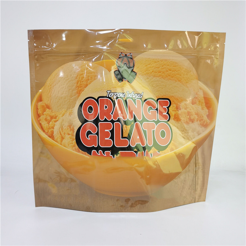 디지털 프린팅 가방 3.5G 1LB 부드러운 터치 홀로그래픽 포스 고 장벽 냄새 방지 어린이 보호 지퍼 서식 가방