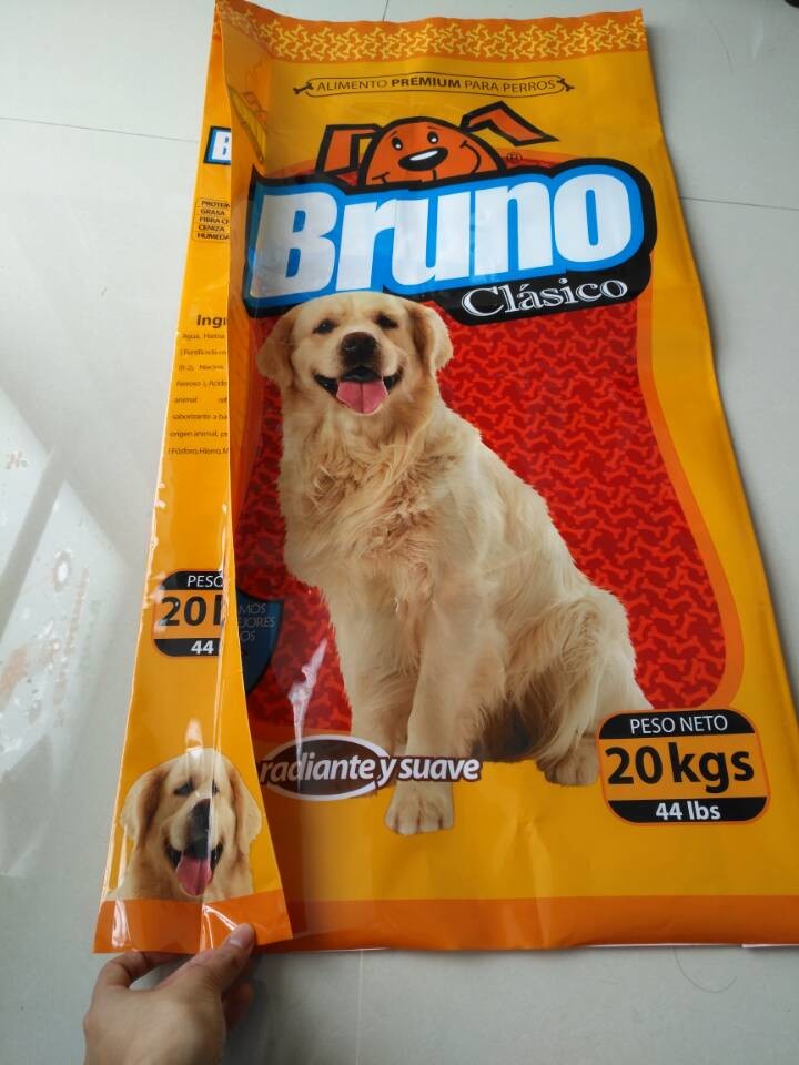 옆 삼각천 주머니 음식 저장 애완 동물 동물성 식품을 위한 포장 부대 옆 삼각천