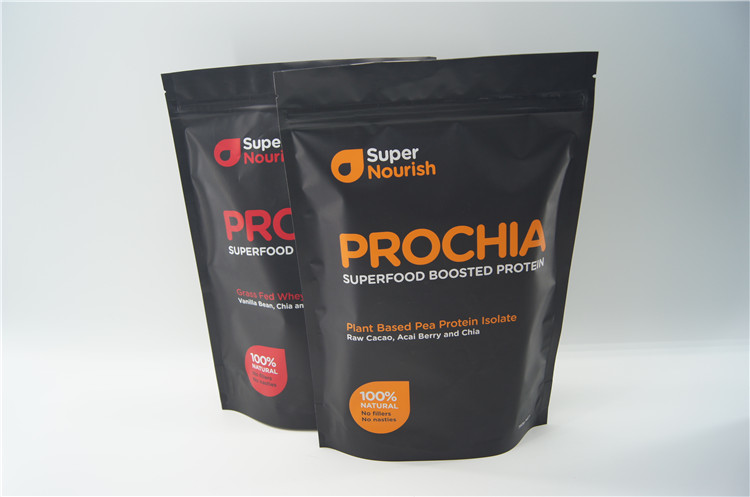 매트는 알루미늄 유장 단백질 분말 부대/알루미늄 호일을 위로 서 있습니다 지퍼 주머니를 인쇄했습니다