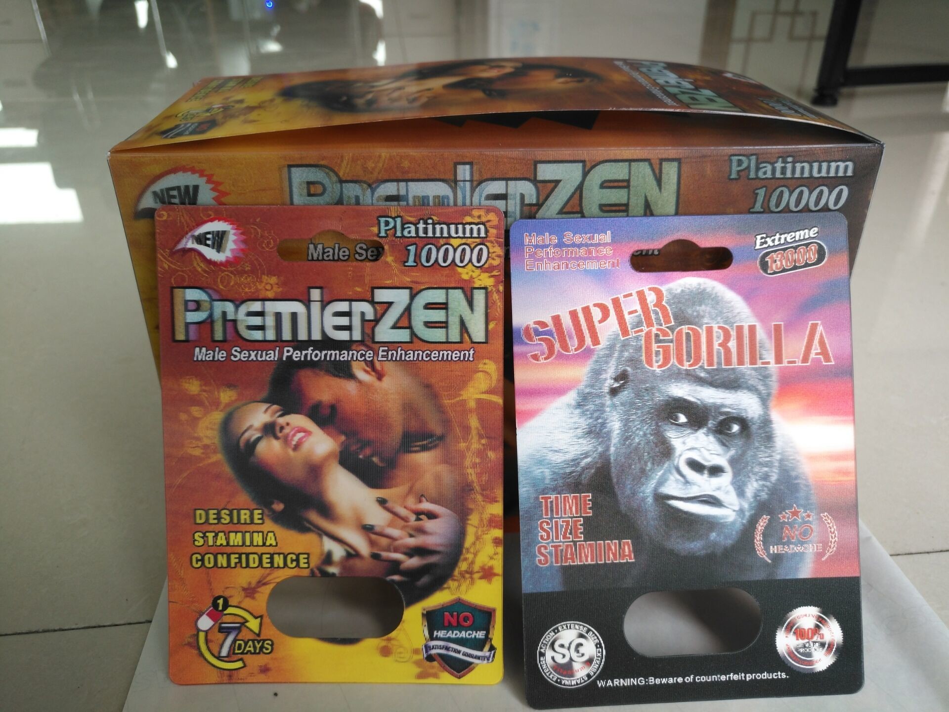 남성 증진 알약은 물집 포장 종이/PP 물자를 맑게 합니다