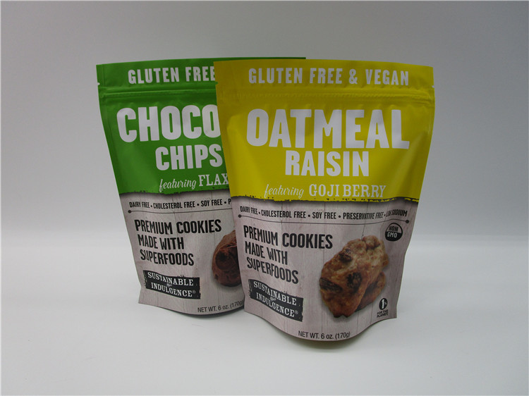 광택이 없는 끝을 포장하는 Prochia Superfood 플라스틱 주머니는 주머니 750g를 위로 서 있습니다