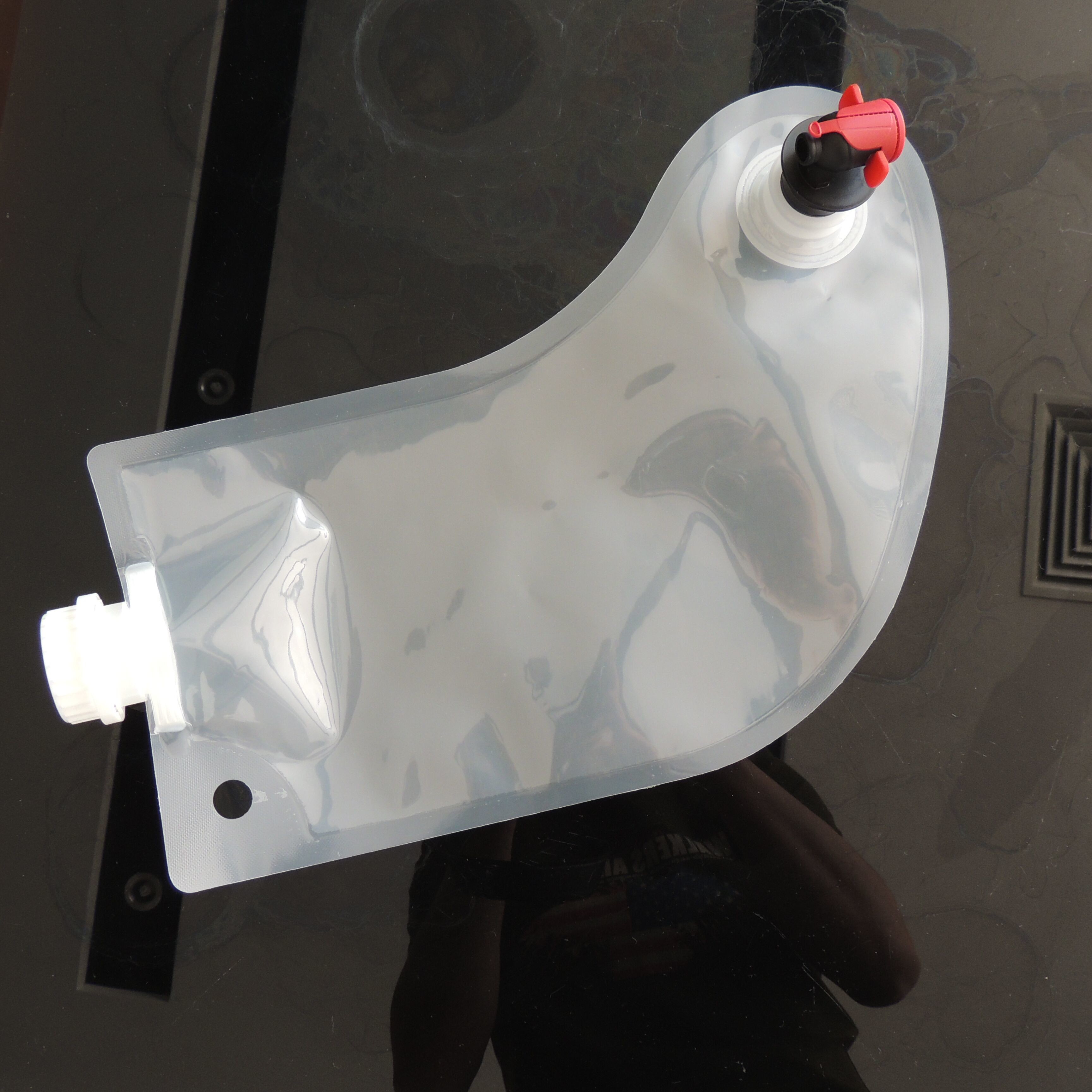 뜨거운 판매 크리스마스 stockings1L 포도주/음료/과일 투명한 포도주 주머니