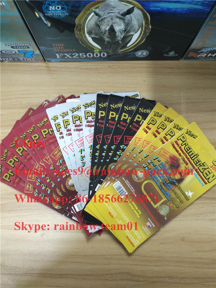 PremierZen 금 3D 효력을 가진 주식에서 포장하는 남성 증진 알약 카드 물집