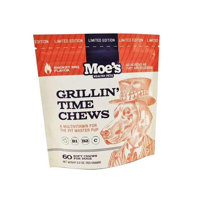 개 먹이 봉투를 위한 눈물 틈이 있는 동물 먹이 봉투