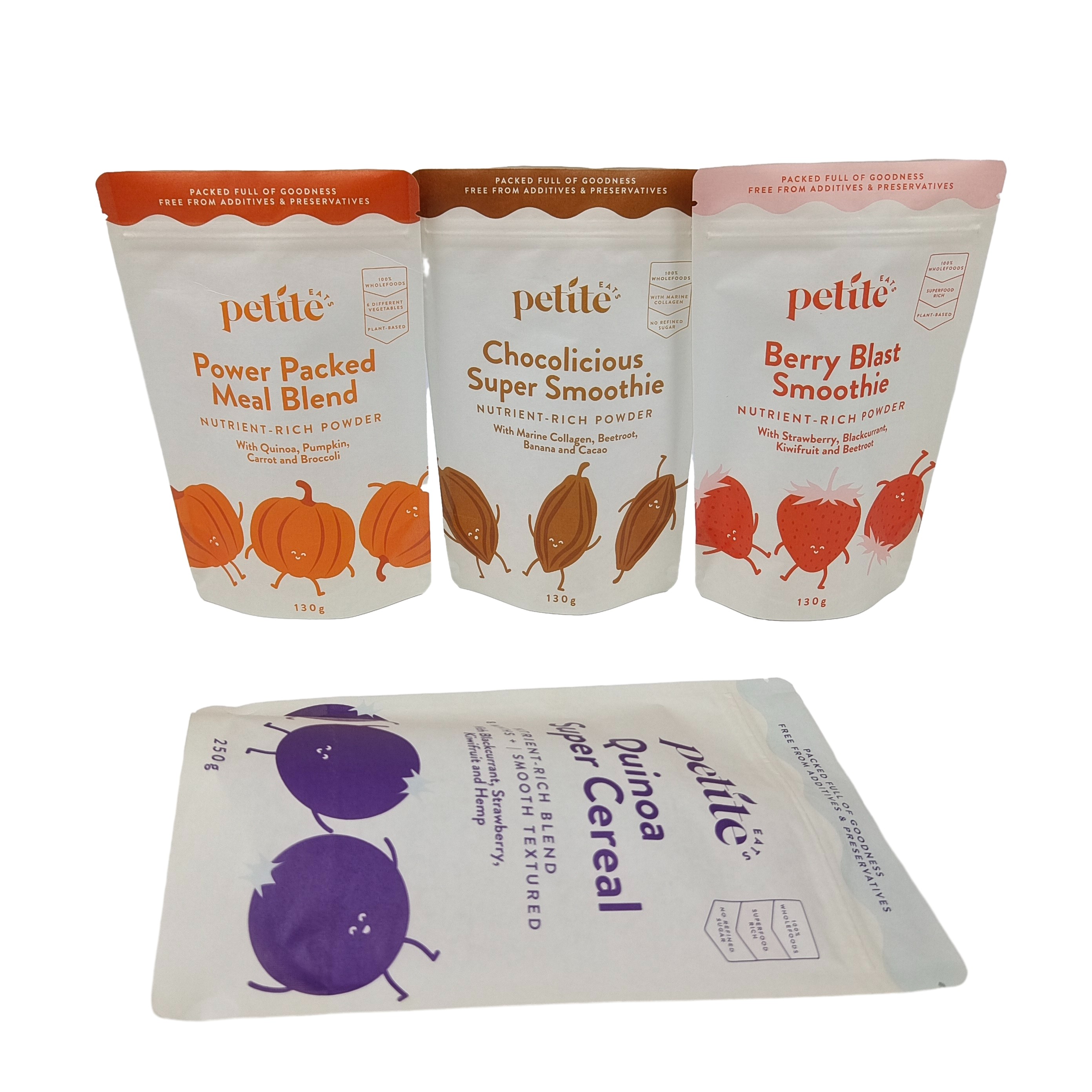 바이오 분해 가능한 서있는 가방 Ziplock 사용자 지정 로고 인쇄 된 Doypack 커피 차 포장 음식 가방