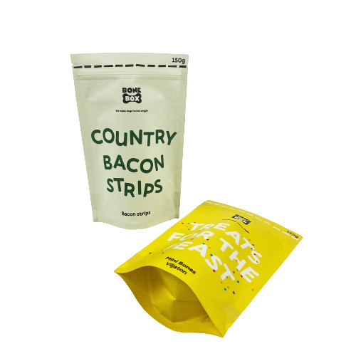 생분해 가능한 커피 콩 포장 봉지 Kraft 종이 재활용 스탠드업 봉지 커피 가방