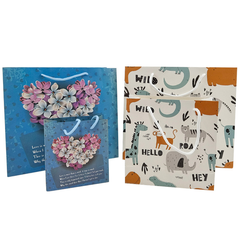 맞춤형 포장 종이 크래프트 가방 고품질 생분해 가능한 쇼핑 가방 천 가방