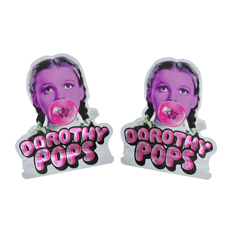 재활용된 특수 주문형 다이 커트 7 14 28g Gummies 어린이 보호 알루미늄 엽 Candy Mylar 가방