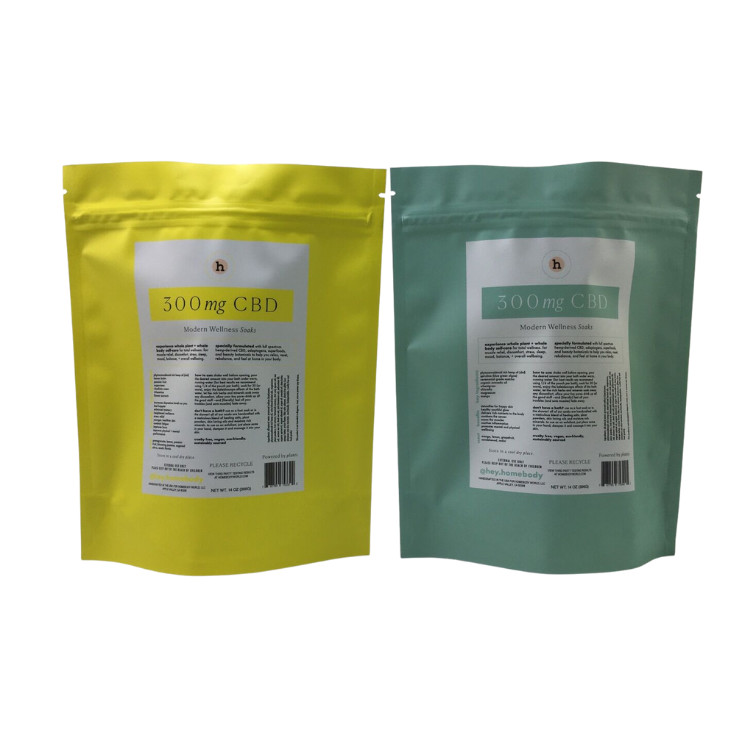 주문형 인쇄 된 다시 닫을 수 있는 차 포장 가방 Mylar 서식 가방 Zipper 차 가방