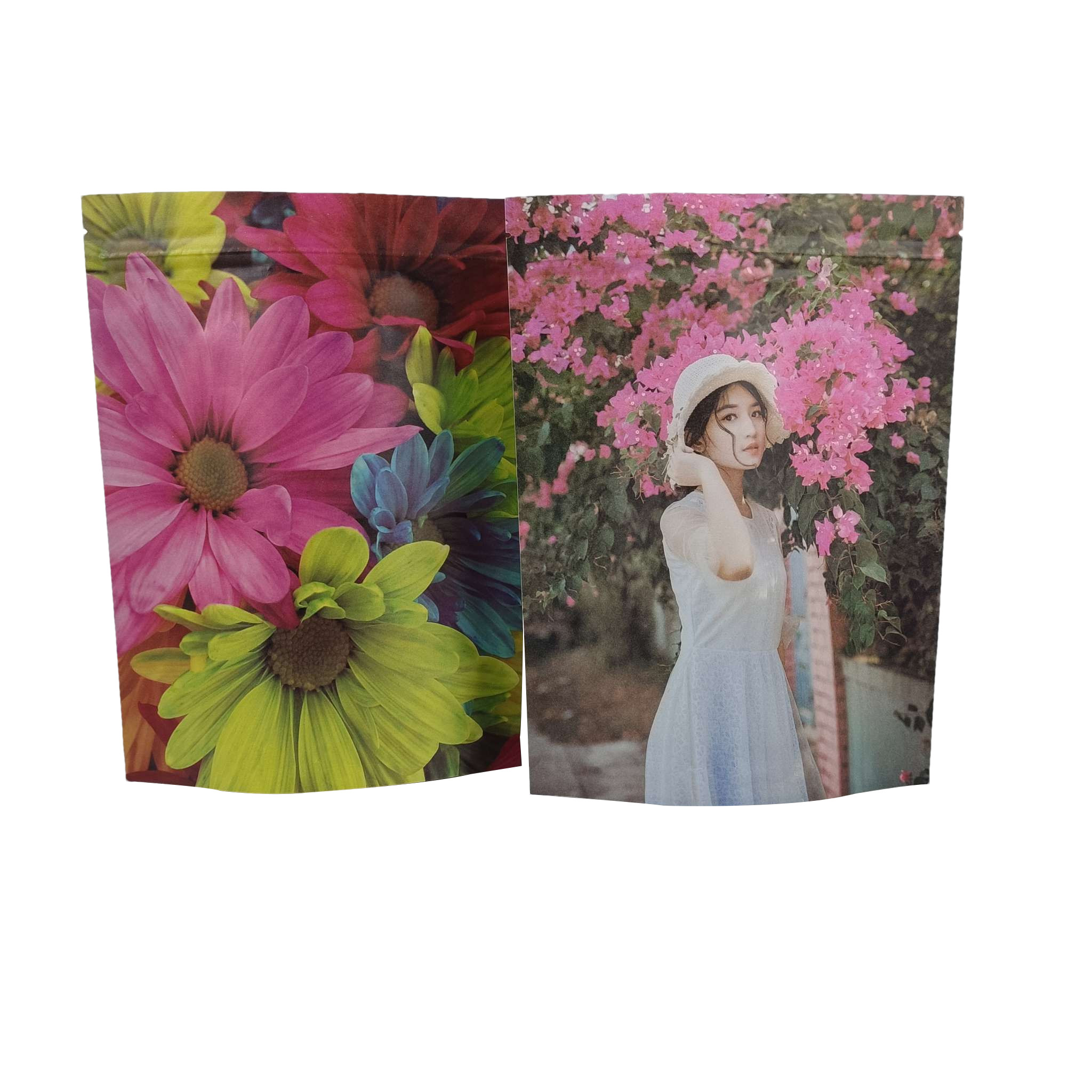 맞춤형 PLA 식품 포장 가방 플라스틱 지프 잠금 알루미늄 엽지 가방