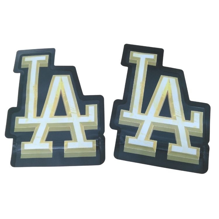 맞춤 인쇄 3.5g 독특한 특수 다이 커트 불규칙 모양의 마이러 가방 밀폐 8th 냄새 방지 특수 Cali Mylar 가방