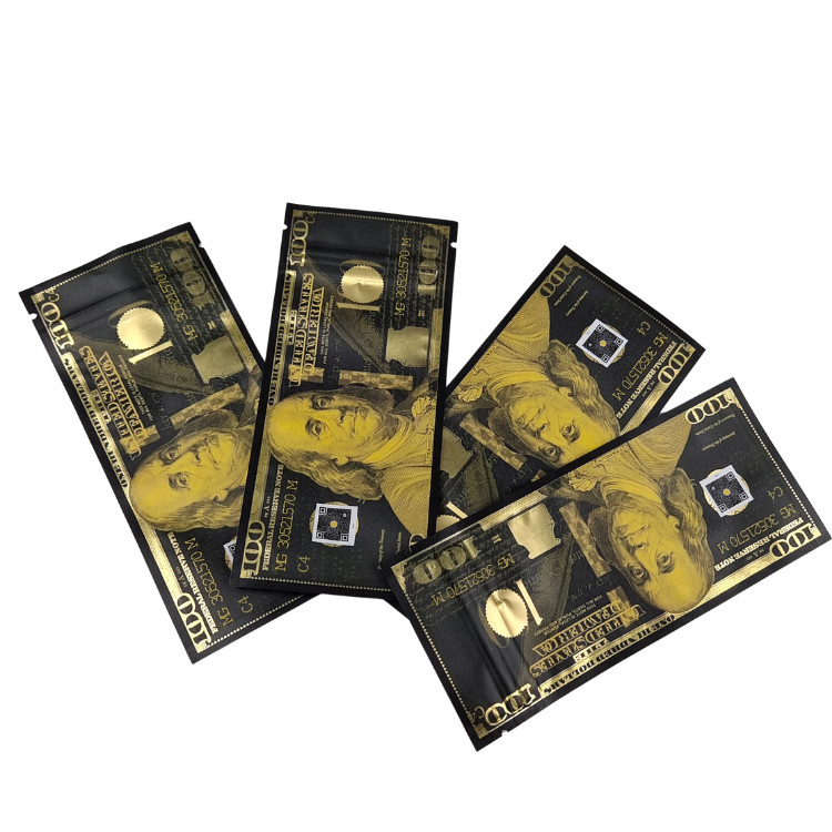 사용자 지정 인쇄 가방 Mylar 냄새 방지 스탠드업 포스 사탕 식품 포장 3.5g Mylar Ziplock 가방 창문