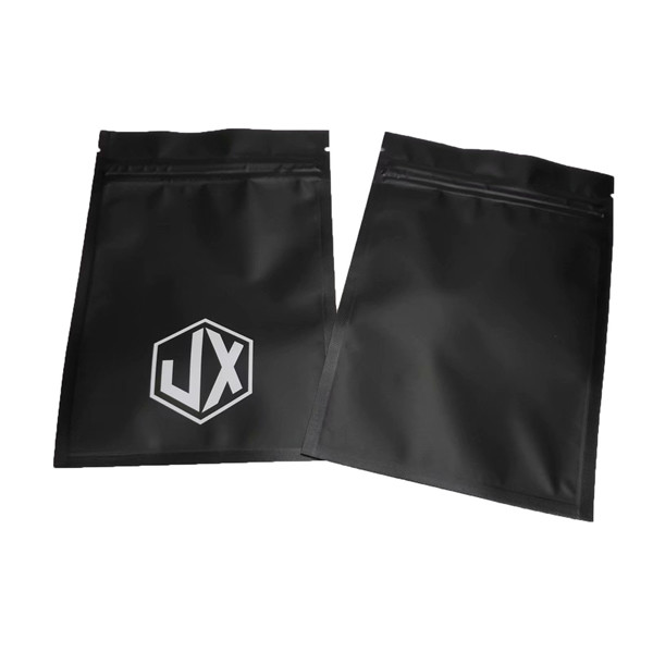 매트 검은색 3면 밀폐 케이블 USB 지퍼가 있는 플라스틱 포장 가방