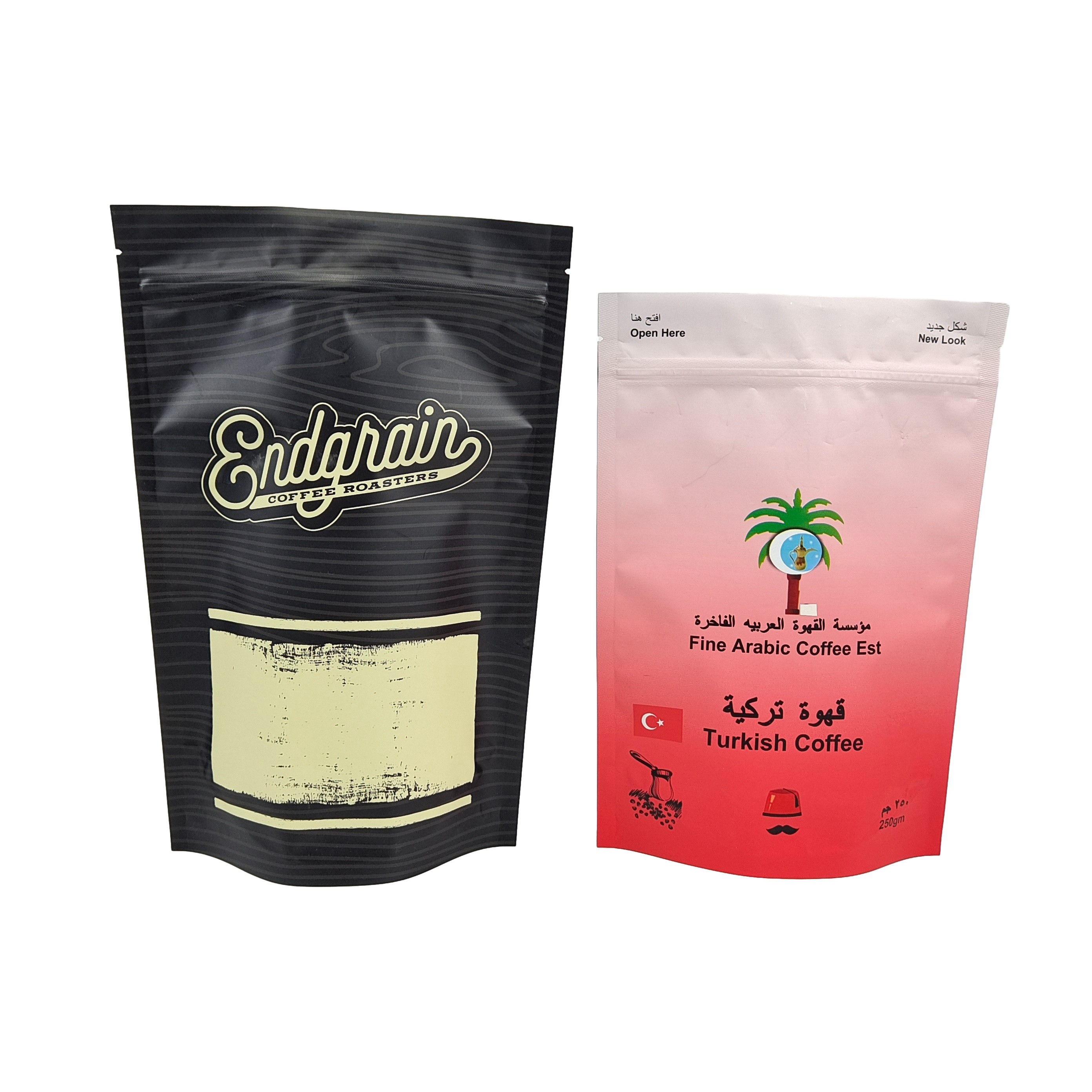 알루미늄 엽지 지프 잠금 도이팩 맞춤형 디자인 밀폐 가방 커피 식품 포장 서식 가방