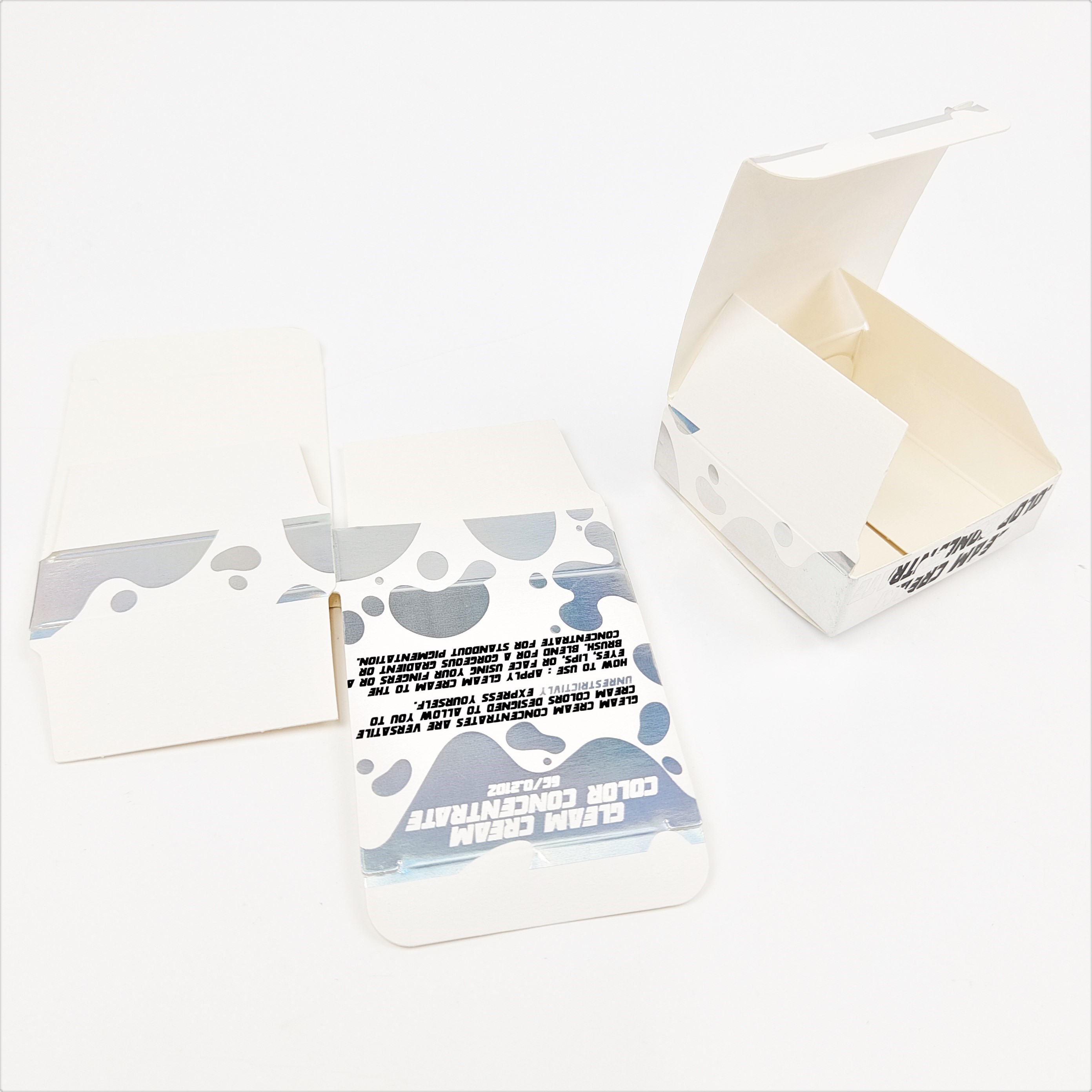 반짝이는 표면 마무리 접는 상자 패키지 두께 350g 및 더 많은