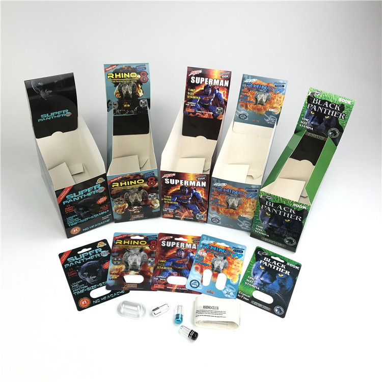 프리미어젠 블러스터 카드 패키지 어린이 방지용 고무 잠금 3D 카드 종이 상자