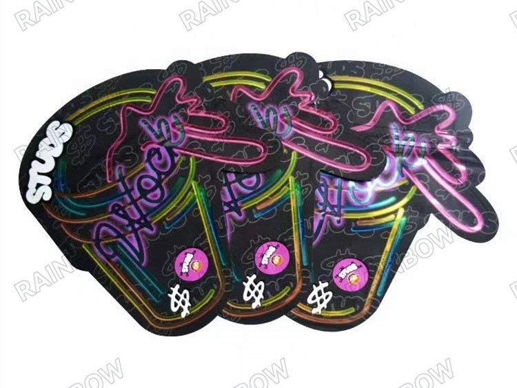 냄새 방지 약초 향신료 포장 Zip 잠금 Mylar CBD 오일 잡초 대마초 가방 Gravure 인쇄