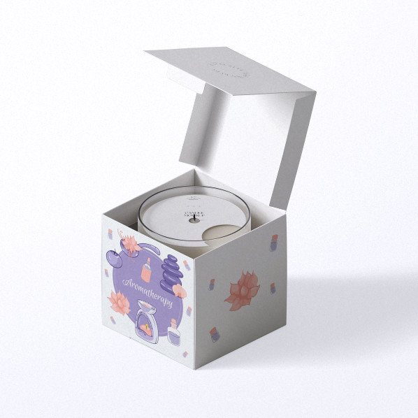 카튼 맞춤 인쇄 된 종이 상자 화장품 부각 된 포장 SGS 승인