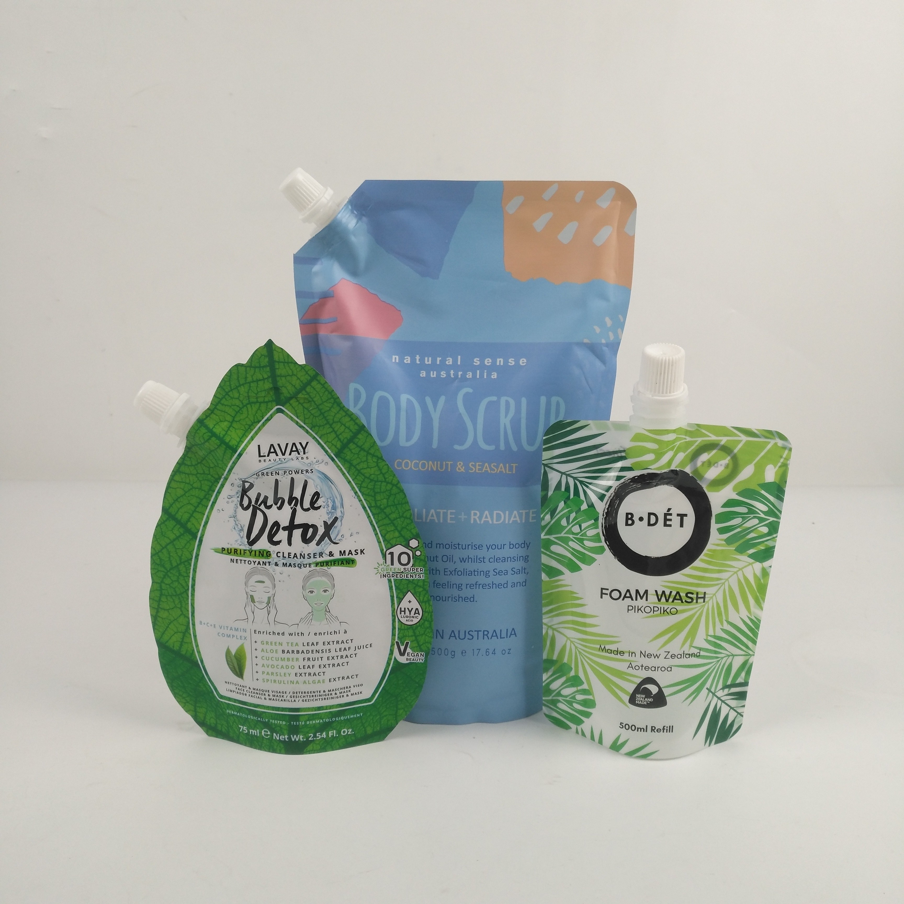 식품 스탠드업 스푸트 포지 패키지 사용자 지정 로고 받아 들인다