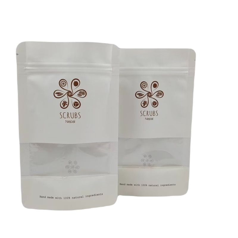 투명한 창 플라스틱 지퍼 가방 서드업 포지 포일 라미네이트 디지털 인쇄