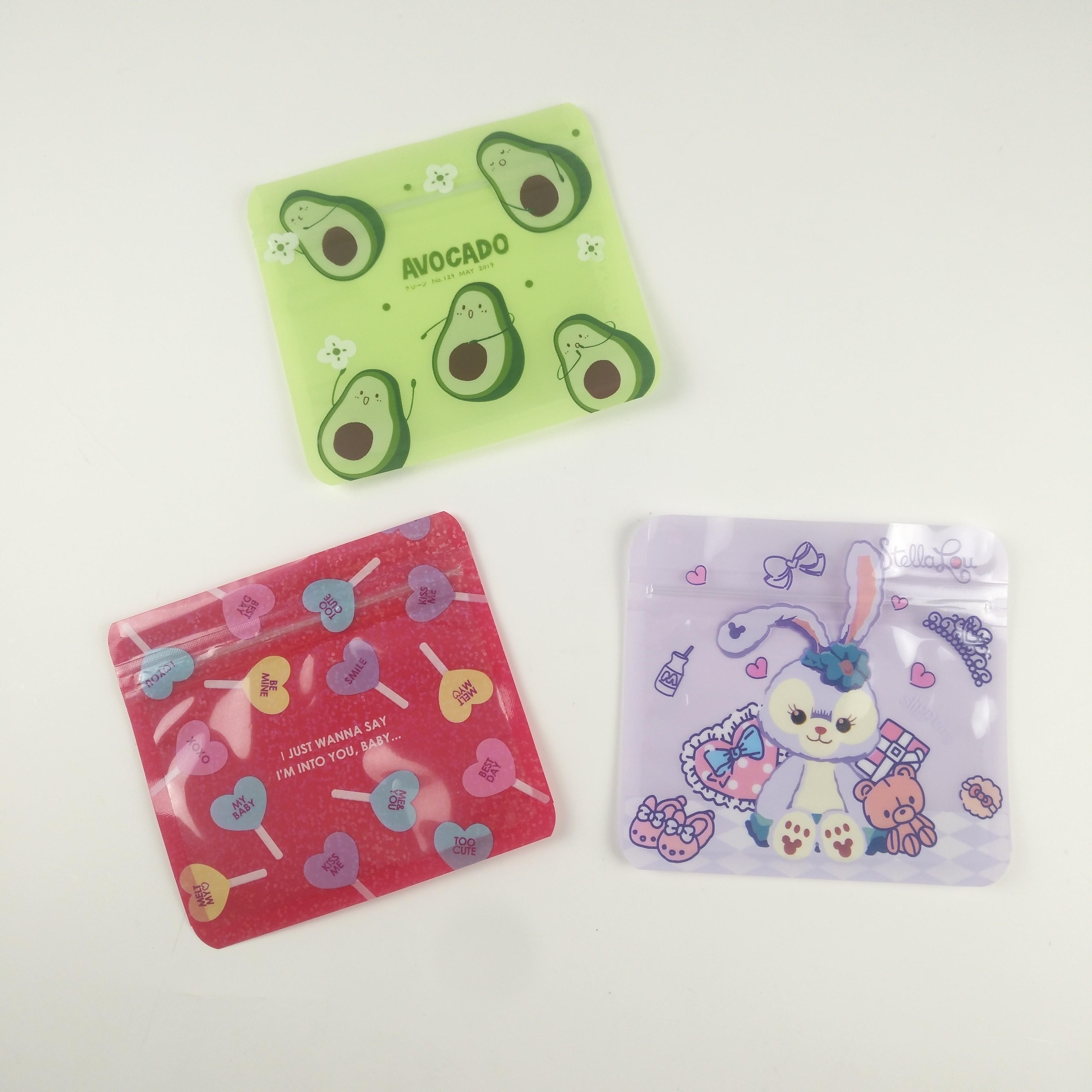 맞춤형 크기 및 색상 식품 포장용 플라스틱 봉지 포장