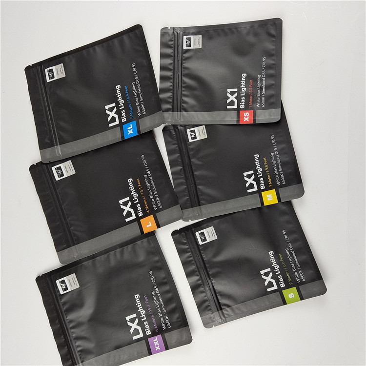 고품질 사용자 지정 로고 인쇄 된 치아 관리용 세 면 봉인 봉지 환경 친화적이고 안전한 재료로 포장