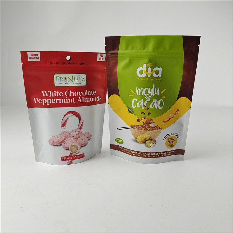 고품질 맞춤형 디지털 인쇄 PE 재사용 지퍼 포스 플라스틱 서드업 마이러 가방