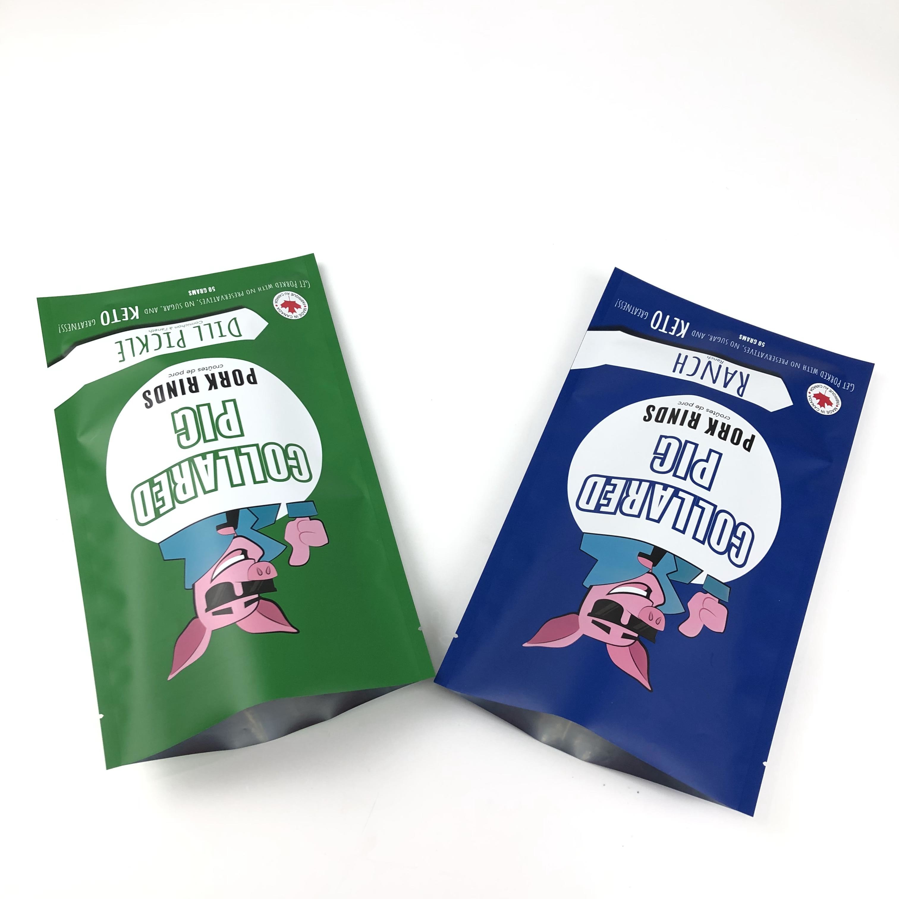 칩 닫기 잇는 반려동물 음식 가방으로 단순화 된 반려동물 음식 보관