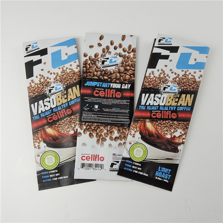 가장 많이 팔리는 250g 500g 1kg 커피 콩을 위한 재활용 가능한 환경 친화적 인 구세트 포장 봉지