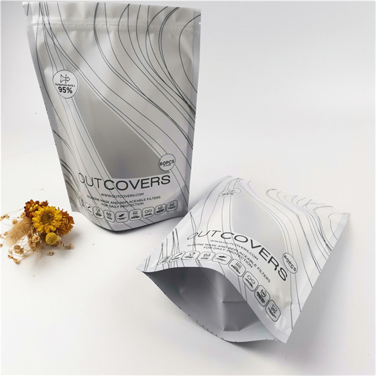 식품 포장 서식 Zipper Pouch 열 밀봉 식품 등급 플라스틱 포장 가방