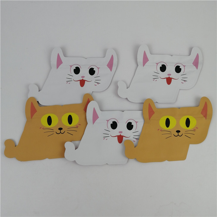 최고 품질의 사용자 지정 로고 인쇄 고급 특수 모양 포장 플라스틱 엽지 가방