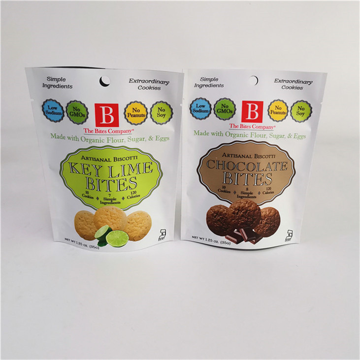 핫 커스텀 로고 서있는 지갑 칩 gravure/디지털 인쇄 포장 지갑