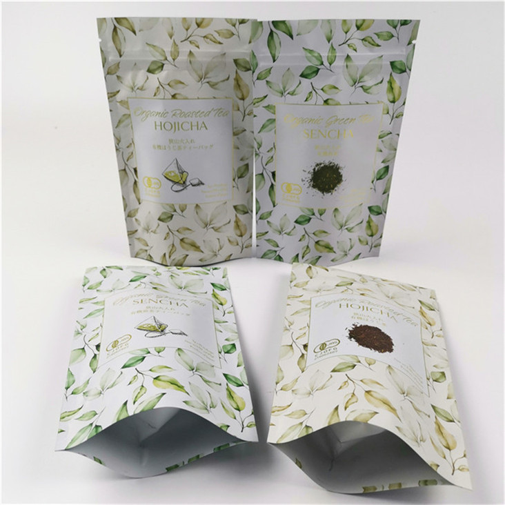 패션 패키지 사용자 지정 로고 인쇄 최대 10 가지 색상이 허용됩니다 플라스틱 포일 봉지 차 가방